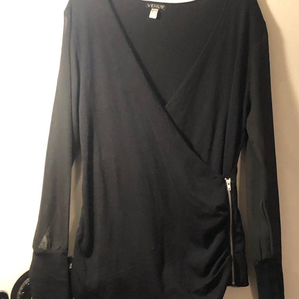 Venus surplice wrap top